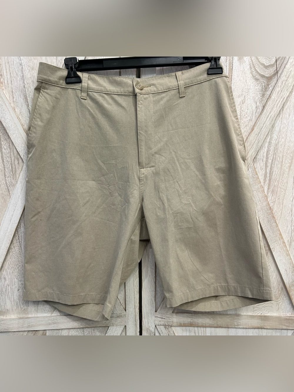 Callaway Tan Flat-Front Khaki Men’s 38 Golf Shorts
